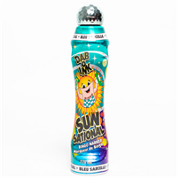 Dab-O-Ink Bingo Dauber - Sunsational - Teal - 4 ounce size - One Bingo Ink Marker