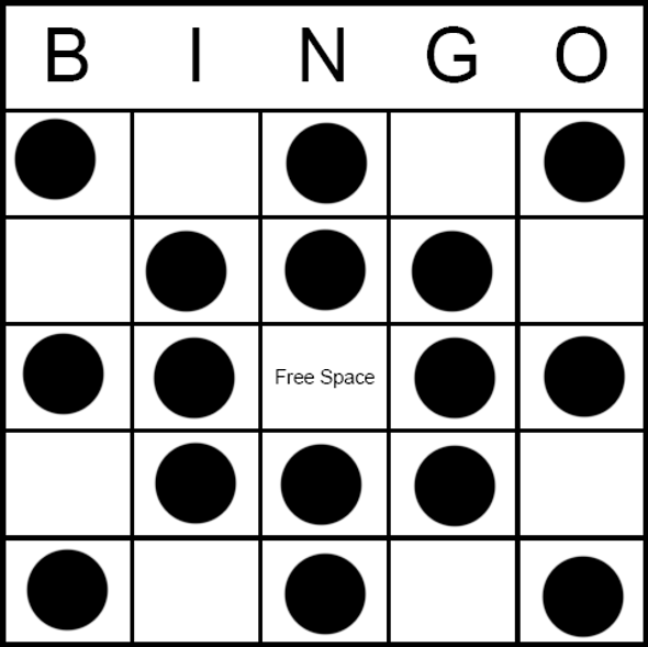 Bingo Game Pattern - Exploding Star