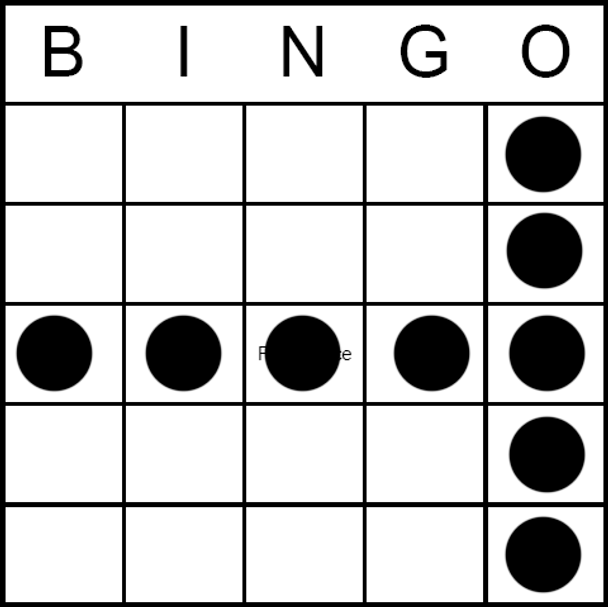 Bingo Game Pattern - Crazy T