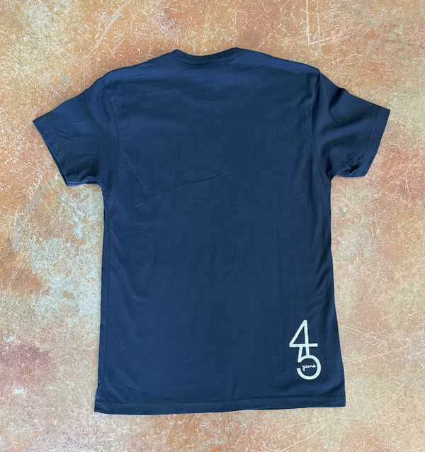 45th Anniversary Black Short-Sleeve Tee