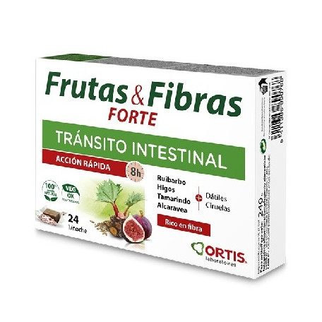 Ortis fruta y fibra concentrado 24 comprimidos
