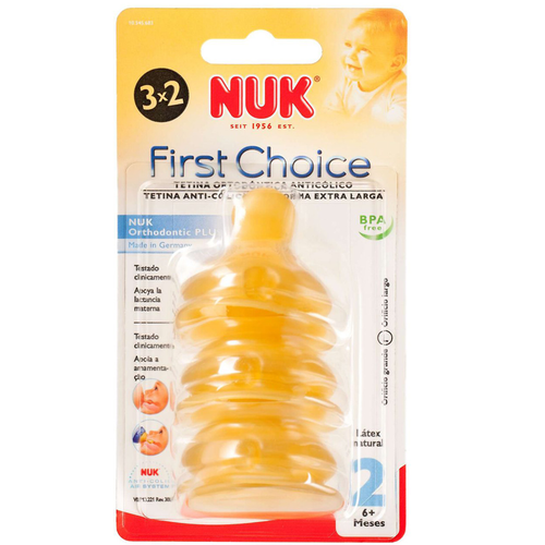 Tetina nuk t-2 alimentos 3 UDS