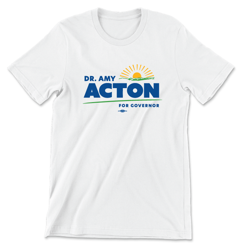 Amy Acton (Unisex White Tee)