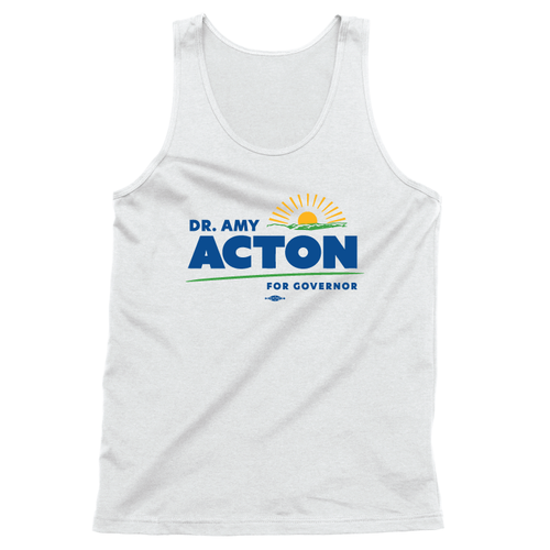 Amy Acton (Unisex White Tank)