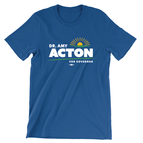 Amy Acton (Unisex Royal Blue Tee)