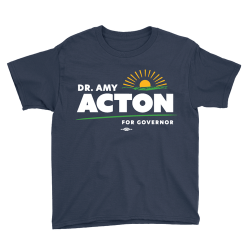 Amy Acton (Youth Navy Tee)
