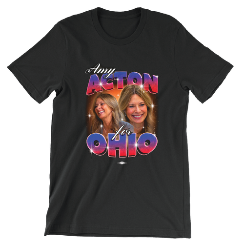 Amy Acton For Ohio (Unisex Black Tee)