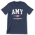 Amy For Governor - Collegiate (Unisex Navy Tee)