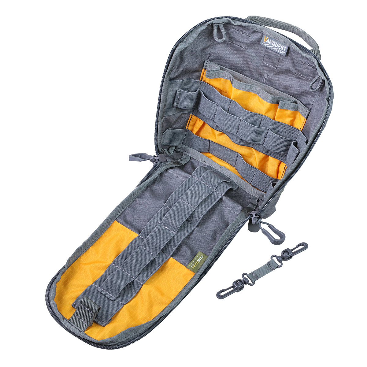 Organisateur Vanquest FTIM-6x9 (Gen-2) Noir - Pochette EDC à Boucles élastiques Pour équipement - Fixation MOLLE/Velcro
