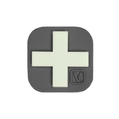 Medical Cross 1" x 1" "Super-Lumen" Glow-In-The-Dark Patch