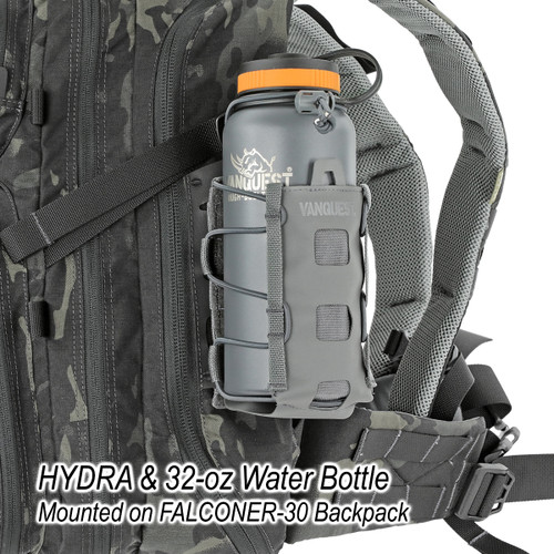 adding a water bottle holder to a backpack