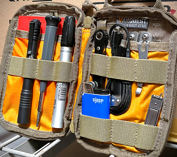 EDC Pouch | Waxed Canvas | Zipper Pouch | Pocket Organizer for Everyday  Carry