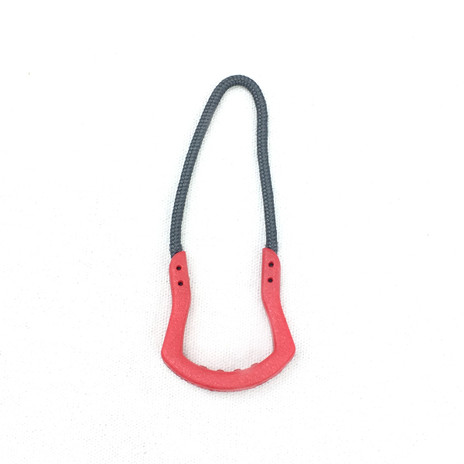 Zipper Pull-Red Plastic Loop - 3 Pack