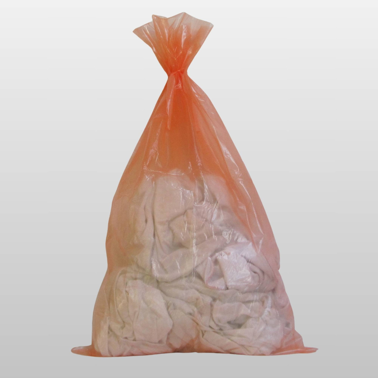 Transparent water-soluble bag contaminated laundry - Voussert