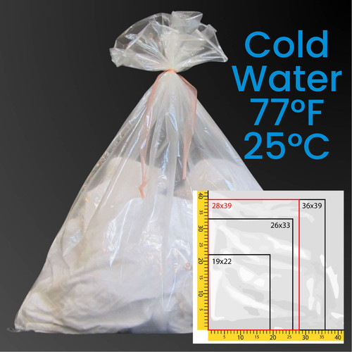 28"x39" - Cold Water Soluble Laundry Bags - Fits 30 gallon can and up to 18" hamper