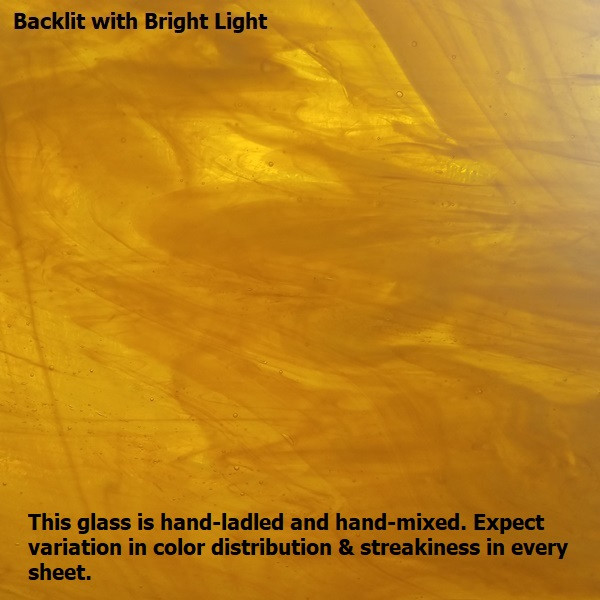 Dark Gold Amber Wispy