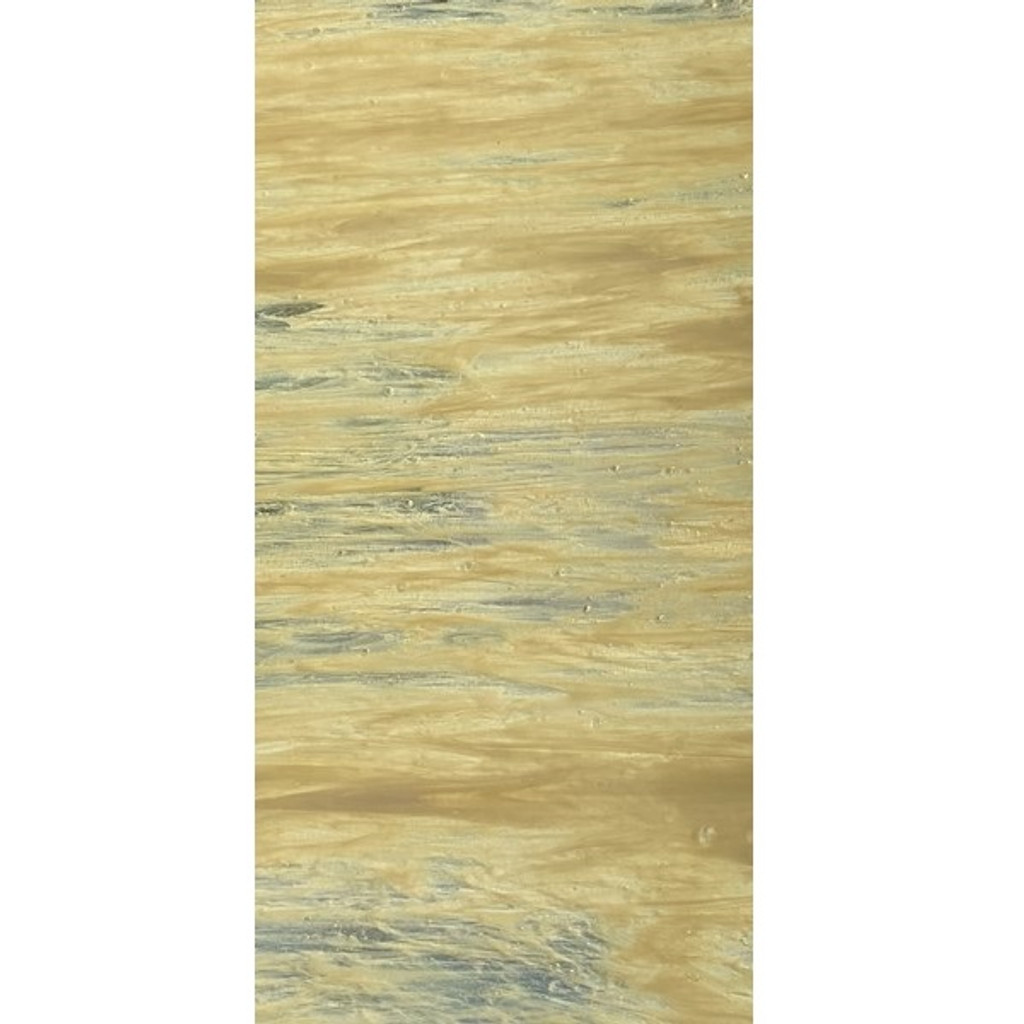 Honey, White & Crystal Wispy Opal (96-54-6) - 6" x 12" Sheet