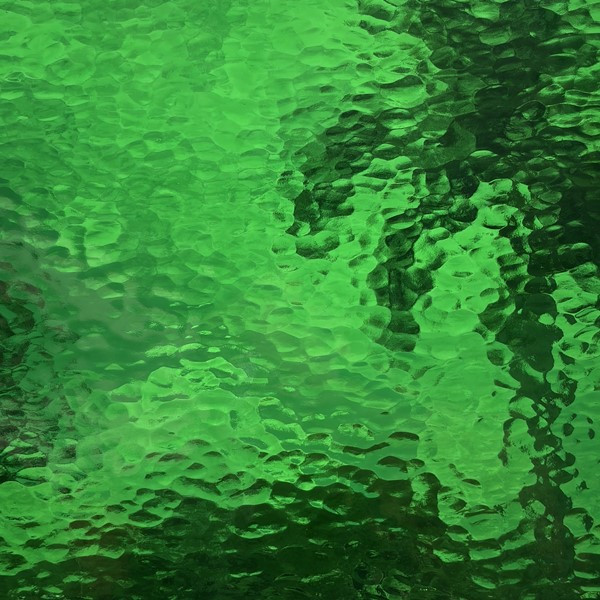 Medium Green Hammered (OGT-123HF) | Stained Glass For Less
