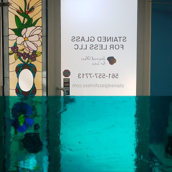 Turquoise Blue Transparent (AGC-110-6) | Stained Glass For Less