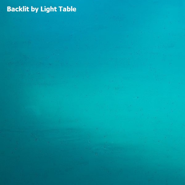 Turquoise Blue Transparent (AGC-110-6) | Stained Glass For Less