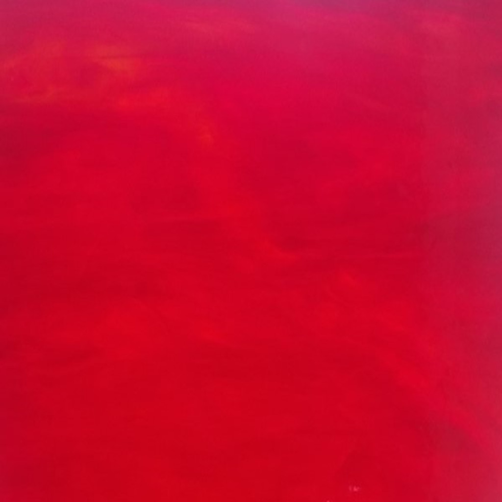 Deep Red & White Opalescent (AGC-206) - 12" x 12" Sheet