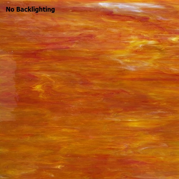 Tangerine Wispy (AGC-209) | Stained Glass For Less