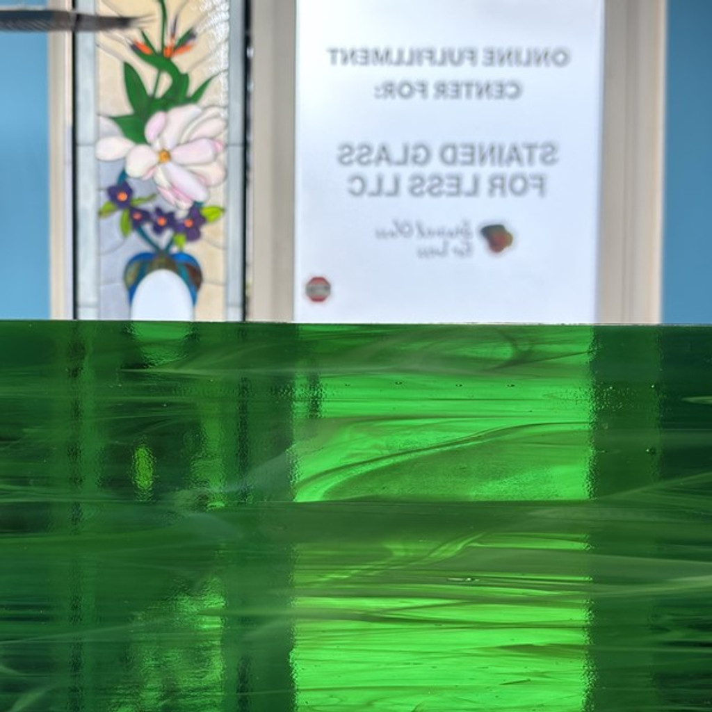 Dark Green & White Wispy (OGT-329-6SF)