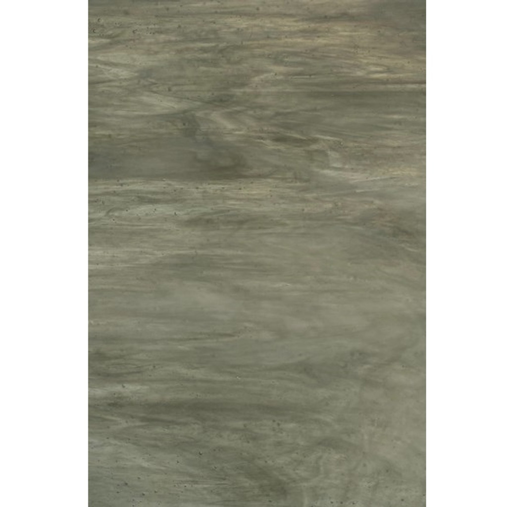 Dark Gray & White Wispy Opal (557L-8) - 8" x 12" Sheet