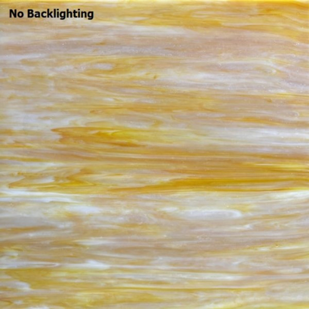 Light Orange & White Opal (AGC-702) - 12" x 12" Sheet