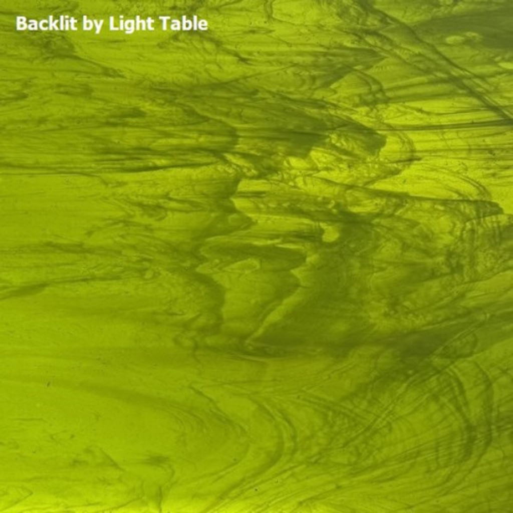 Moss Green & White Wispy (AGC-239-6) - 6" x 12" Sheet