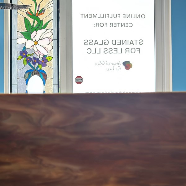 Dark Amber & White Opal (AGC-320-6) - 6" x 12" Sheet