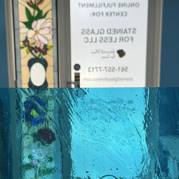 Dark Sky Blue Transparent (AGC-336) | Stained Glass For Less