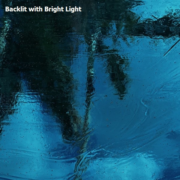 Dark Sky Blue Transparent (AGC-336-6) | Stained Glass For Less