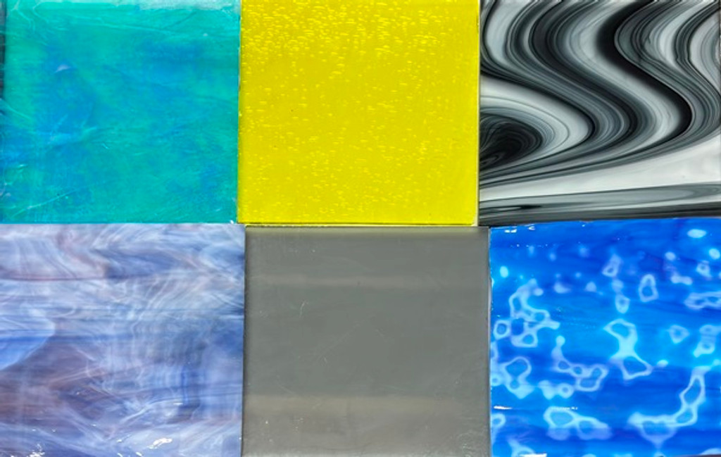 Assorted 6" x 6" Hobby Glass Pack (666510)