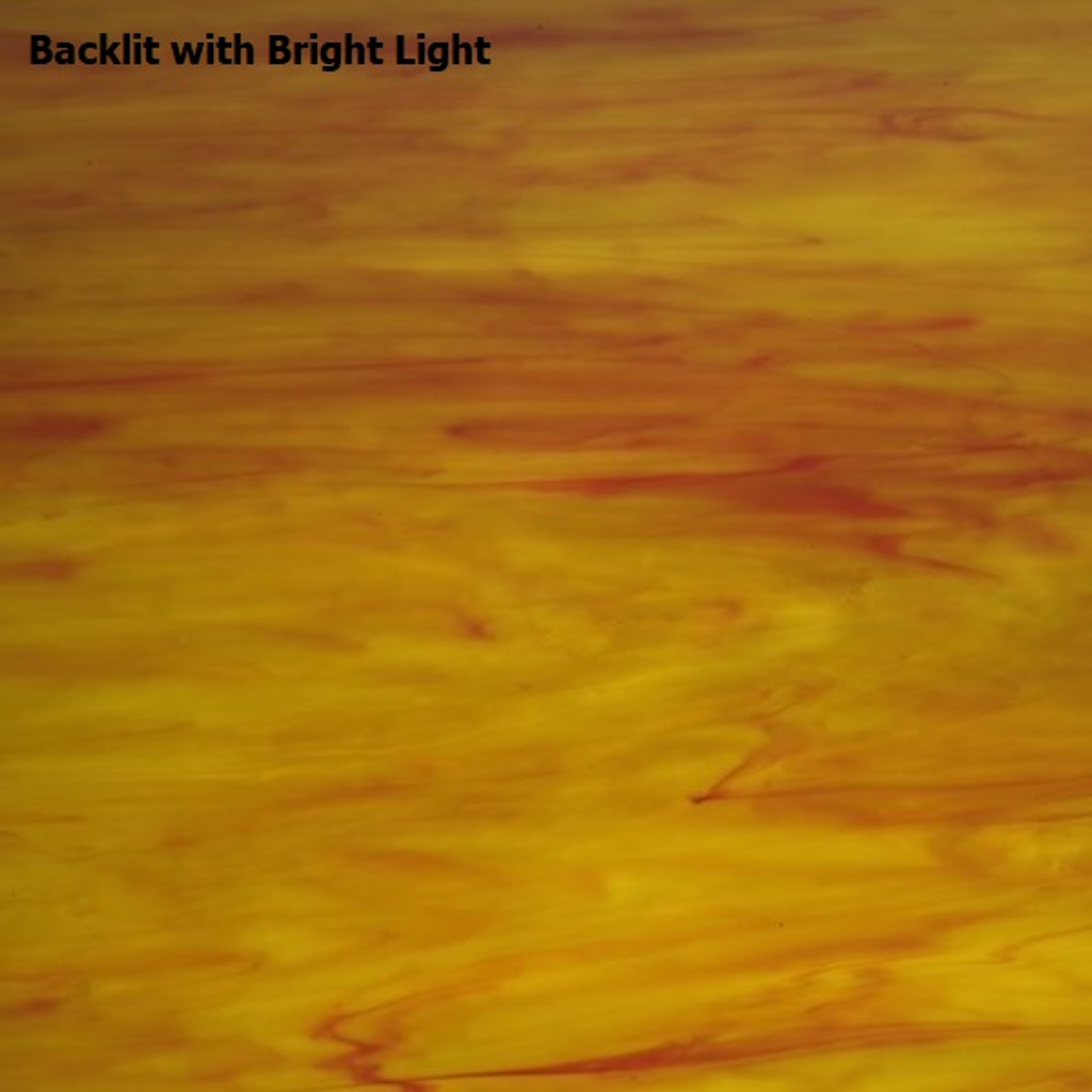 Yellow Streaked with Red Opal (AGC-187-6) - 6" x 12" Sheet