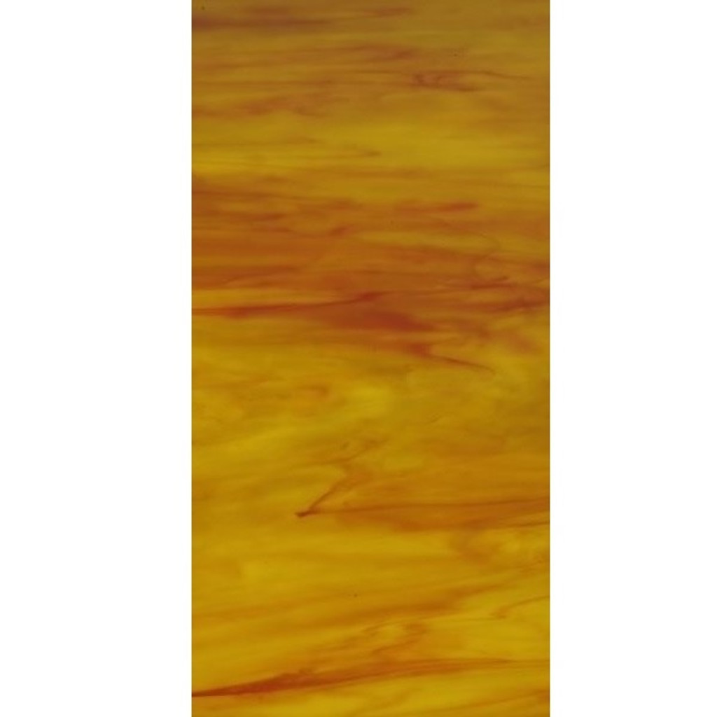 Yellow Streaked with Red Opal (AGC-187-6) - 6" x 12" Sheet