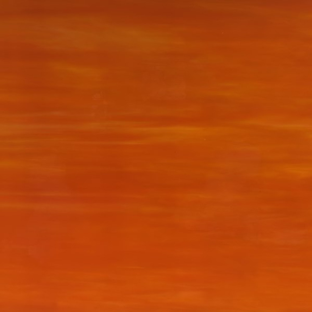 Flame Orange Opalescent (AGC-704) - 12" x 12" Sheet