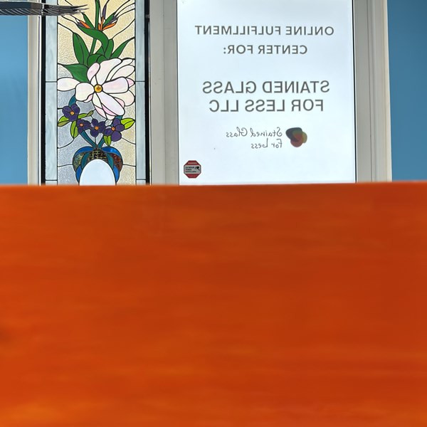 Flame Orange Opalescent (AGC-705) | Stained Glass For Less