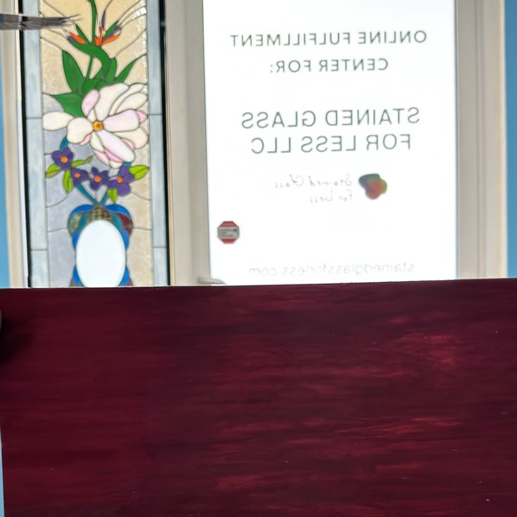 Dark Purple & White Wispy Opal (AGC-544) - 12" x 12" Sheet