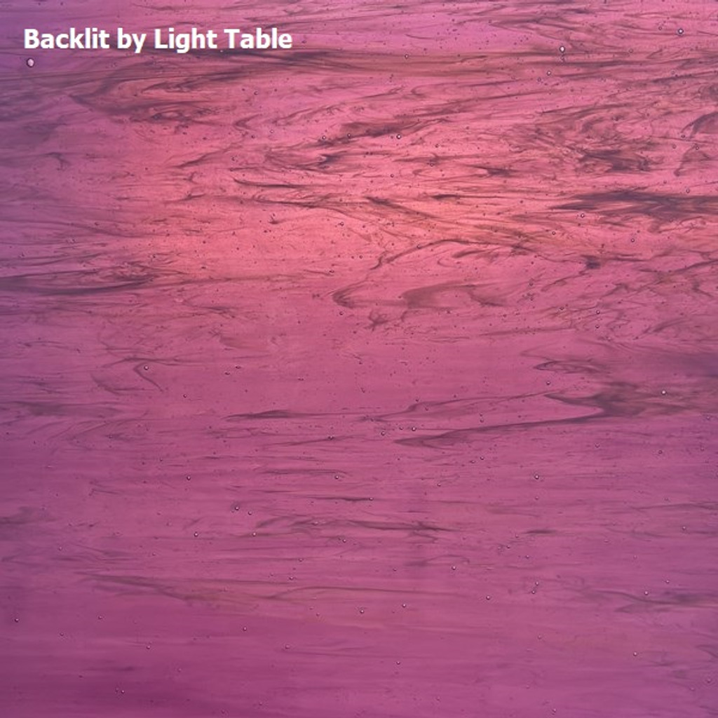 Light Purple & White Wispy Opal (AGC-701) - 12" x 12" Sheet