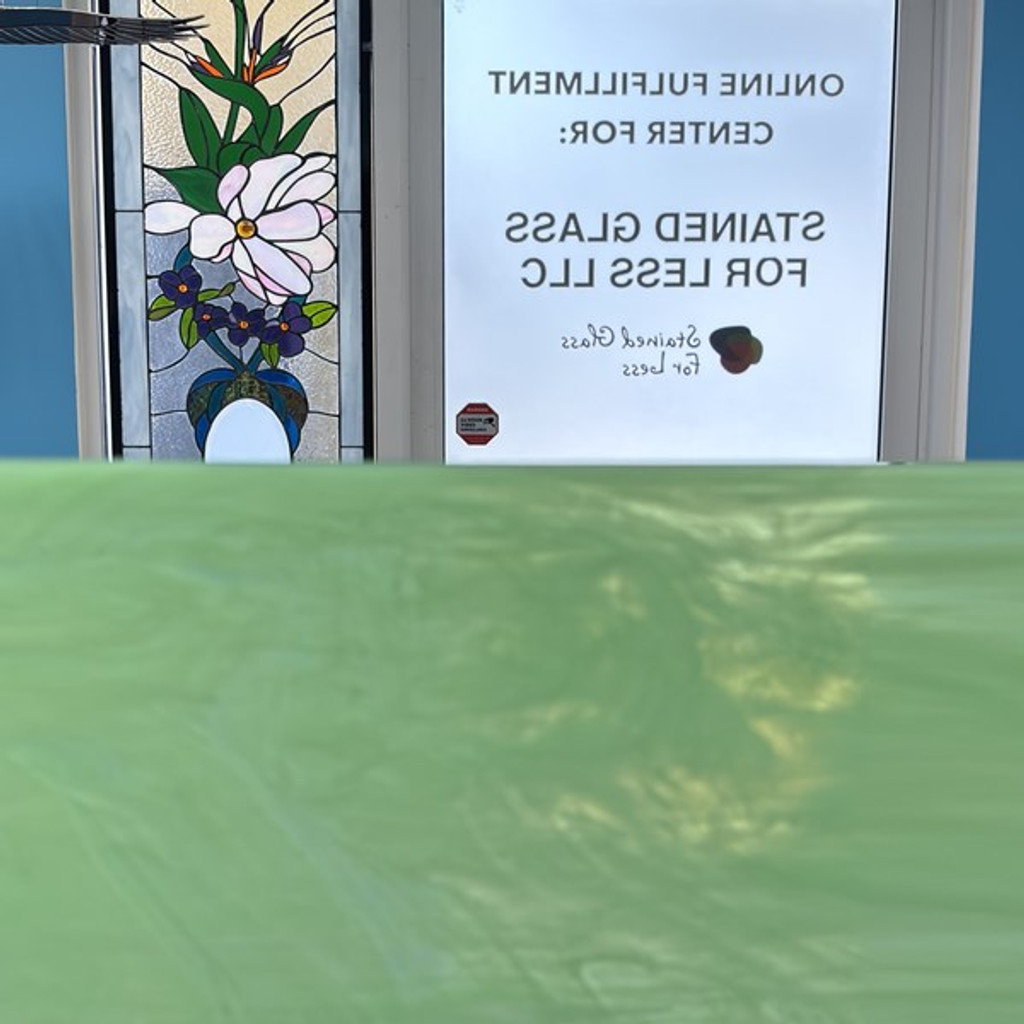 Sea Green & White Opal (AGC-549) - 12" x 12" Sheet