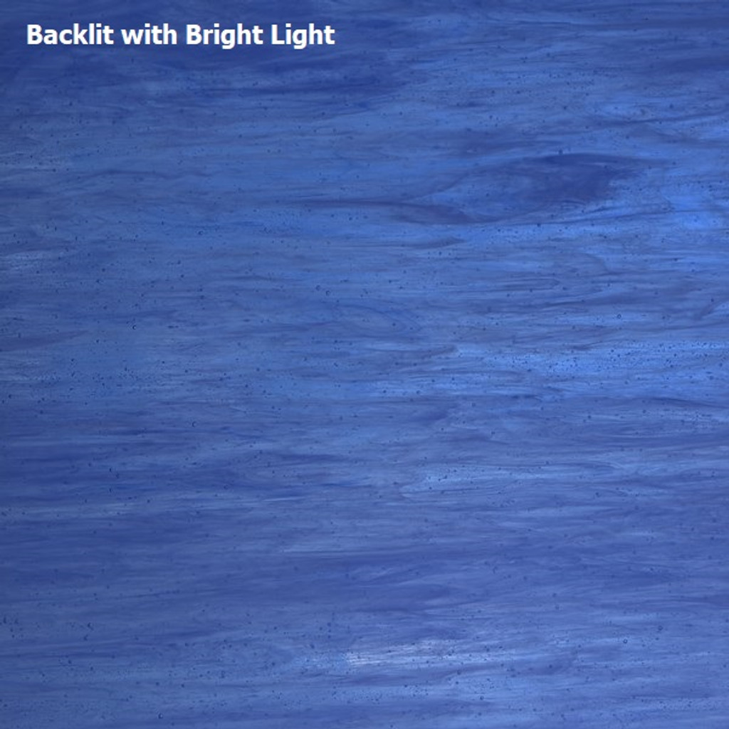 Medium Blue & White Wispy (AGC-562-6) - 6" x 12" Sheet