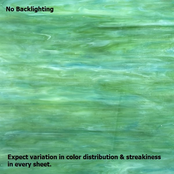 Sea Green & Aqua Blue Opal (AGC-191) - 12" x 12" Sheet