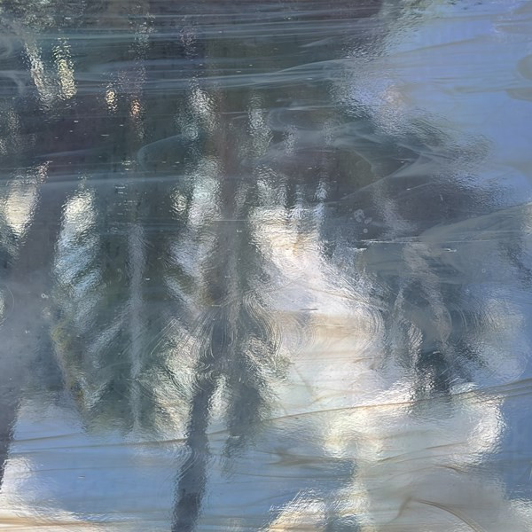 Iridized Clear & White Wispy (OGT-I/309-SF)