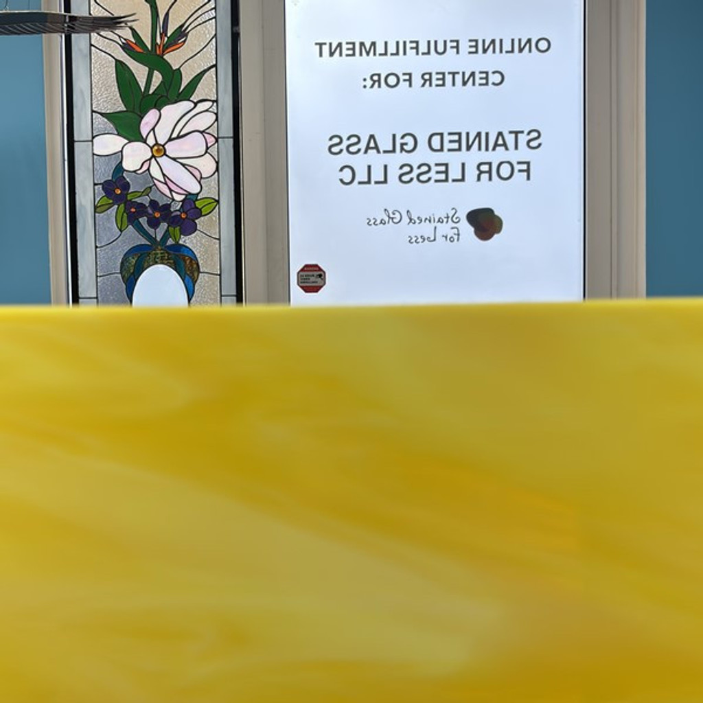 Yellow & White Translucent (OGT-367-1SF-6) - 6" x 12" Sheet