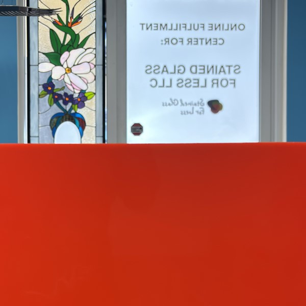 Orange Opalescent (OGT-270-72SF) | Stained Glass For Less