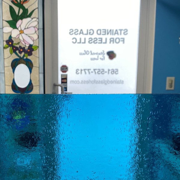Peacock Blue Transparent (96-19-6) | Stained Glass For Less