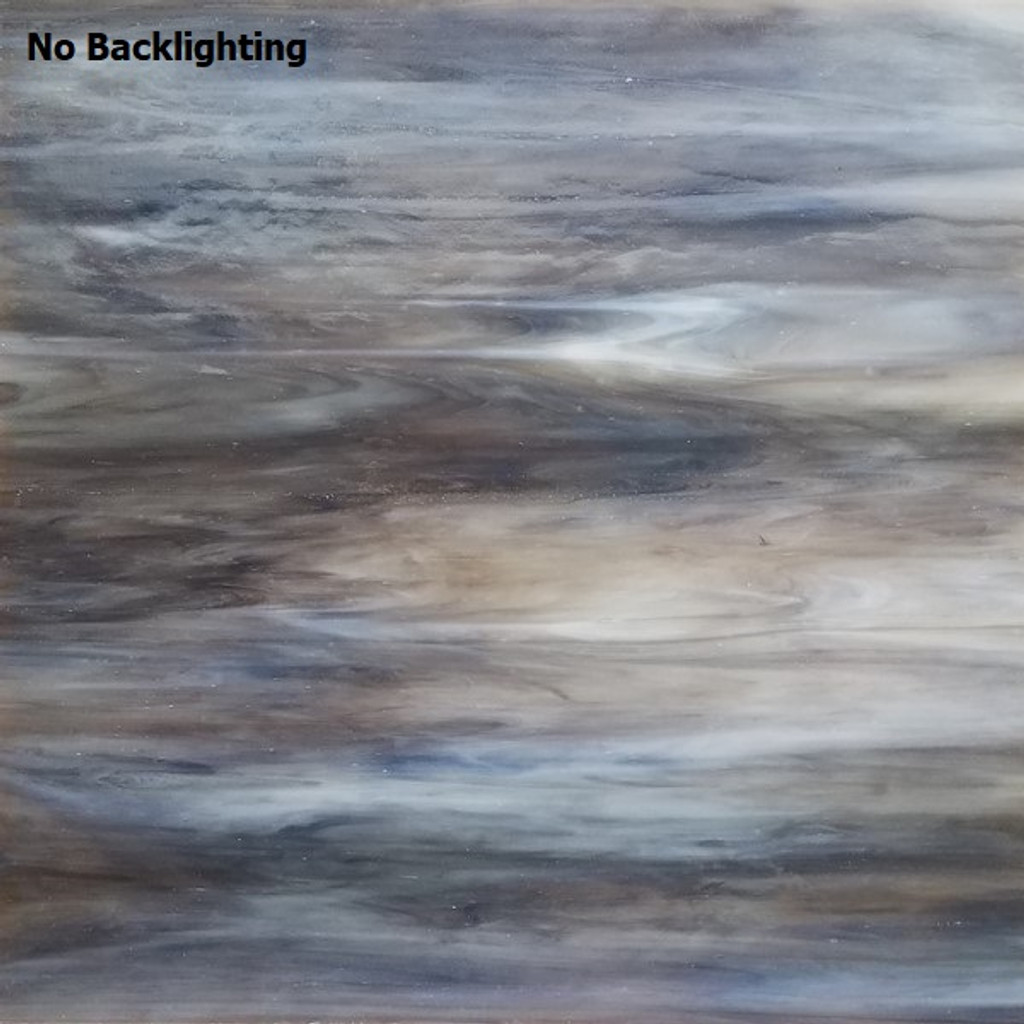 Dark Gray & Brown Wispy Opal