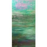 Iridized Green & White Wispy Opal (WO101-IR-6) - 6"x 12" Sheet