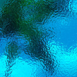 Aqua Blue Transparent Classic (190CC) - 12" x 12" Sheet